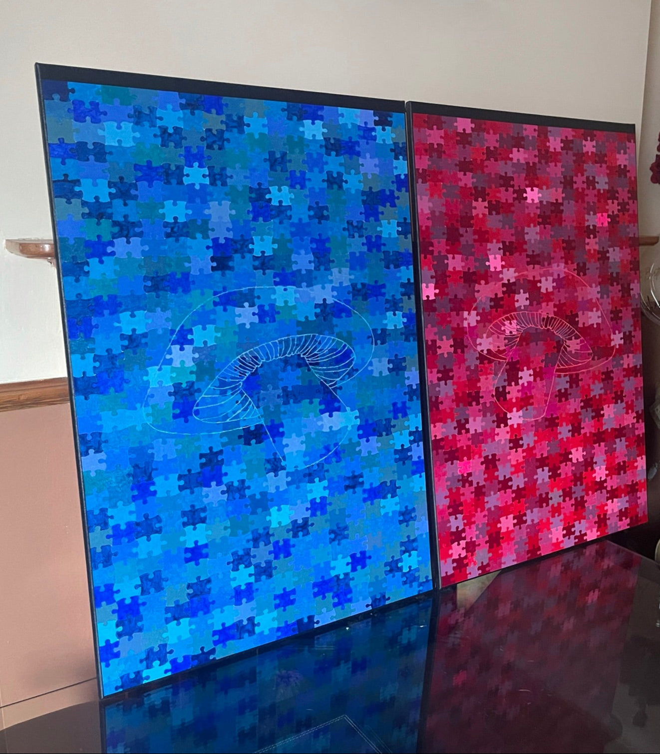 'Puzzle of the Azure Mind' 61cm x 91.4cm