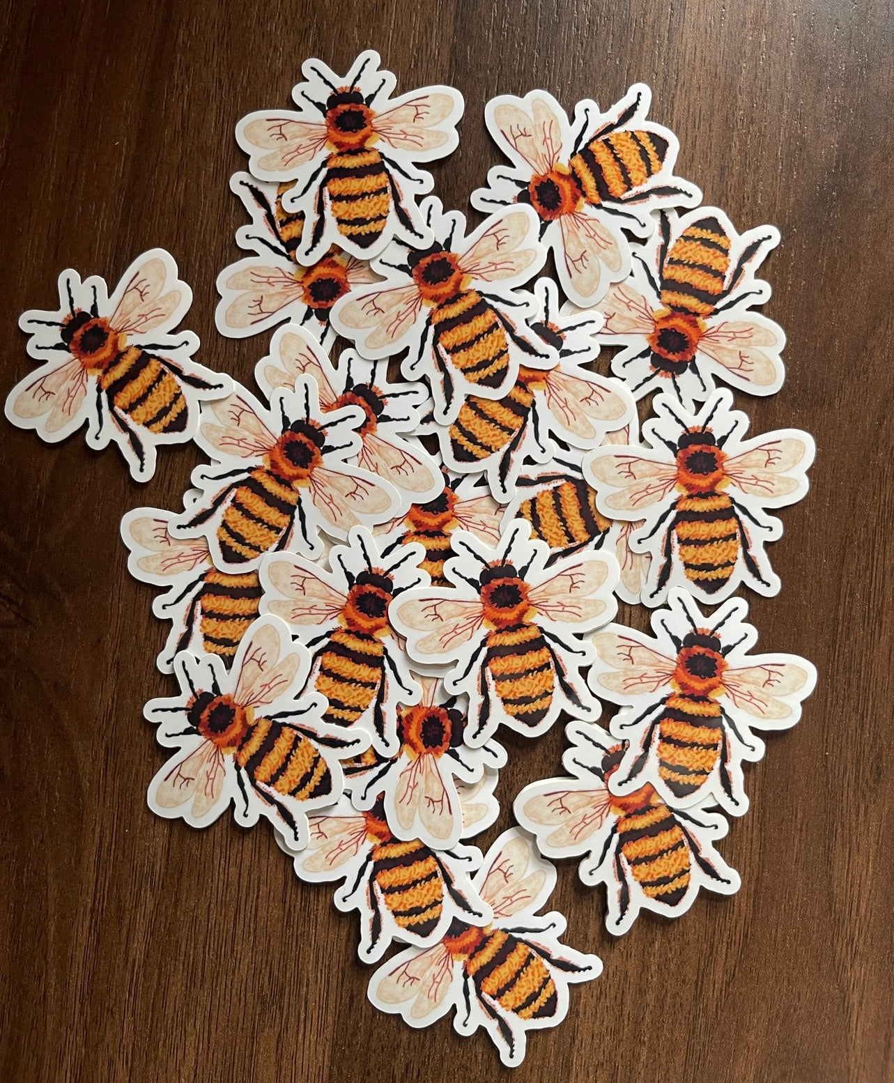 Honeybee Glossy Vinyl Sticker