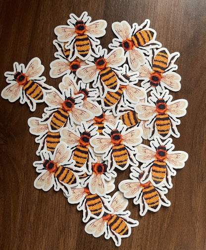 Honeybee Glossy Vinyl Sticker