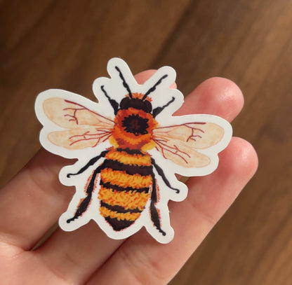 Honeybee Glossy Vinyl Sticker