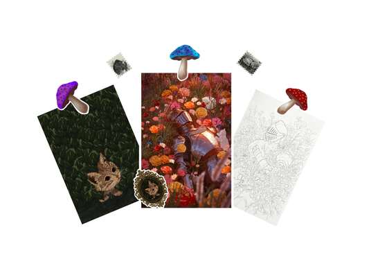 'Knight in Meadow' 01/26